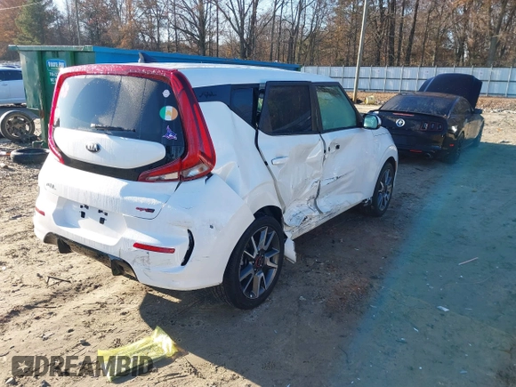 2021 Kia Soul GT-Line with VIN KNDJ63AU8M7736994, listed as a IAAI auction lot 41150104 with 19,025 mi miles and . Bid and sale history available at DreamBid. Image 4.
