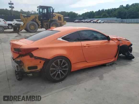 2015 Lexus RC F z VIN JTHHP5BC3F5001530, wystawiony jako Copart lot #56976165 z przebiegiem 104 935 mil mil oraz Szkoda całkowita • Salvage title. Historia ofert i sprzedaży dostępna na DreamBid. Obrazek 3.