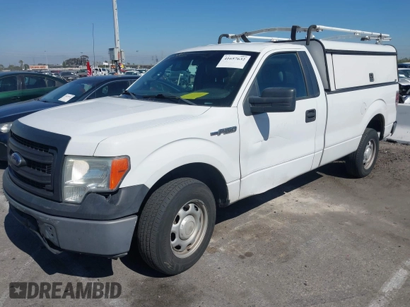 2014 Ford F-150 XL with VIN 1FTNF1CF5EKF62031, listed as a IAAI auction lot 41657632 with 216,689 mi miles and . Bid and sale history available at DreamBid. Image 17.