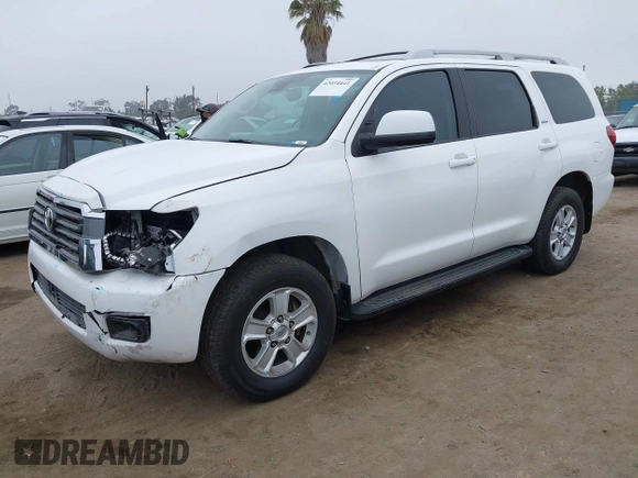 2018 Toyota Sequoia SR5 with VIN 5TDBY5G13JS165133, listed as a IAAI auction lot 42034441 with 121,474 mi miles. Bid and sale history available at carsss.com. Image 17.