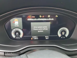 2022 Audi A5 Sportback S line Premium Plus with VIN WAUFACF5XNA023831, listed as a Copart auction lot 40151634 with 12,402 mi miles. Bid and sale history available at carsss.com. Image 9.