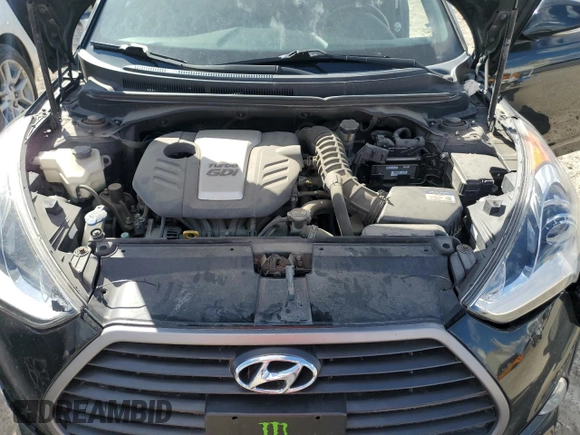 2016 Hyundai Veloster Turbo with VIN KMHTC6AE3GU264278, listed as a Copart auction lot 49557415 with Not provided miles and Clean title. Bid and sale history available at DreamBid. Image 11.