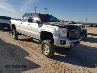 2015 GMC Sierra 2500HD available WiFi Denali with VIN 1GT120E84FF511245, listed as a Copart auction lot 87236204 with 103,574 mi miles and Salvage Title. Bid and sale history available at carsss.com. Image 4.