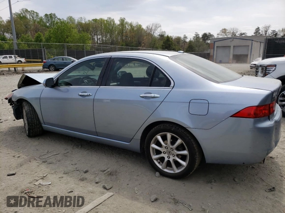 2005 Acura TSX with VIN JH4CL96825C006067, listed as a Copart auction lot 52717145 with 86,793 mi miles and Salvage Title. Bid and sale history available at carsss.com. Image 2.