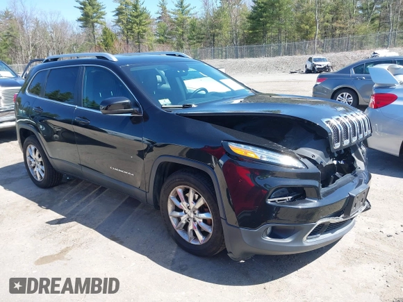 2014 Jeep Cherokee Limited with VIN 1C4PJMDS7EW247020, listed as a IAAI auction lot 42081243 with 46,499 mi miles. Bid and sale history available at carsss.com. Image 1.