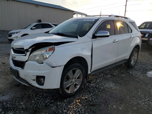 2012 Chevrolet Equinox LTZ with VIN 2GNALFEK7C1175029, listed as a Copart auction lot 89154345 with 174,532 mi miles and Salvage Title. Bid and sale history available at carsss.com. Image 1.
