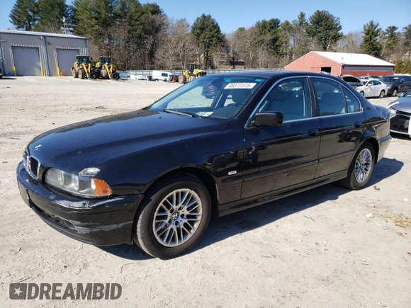 2002 BMW 5 Series 530iA with VIN WBADT63402CH85311, listed as a Copart auction lot 48372375 with 74,652 mi miles and Clean Title. Bid and sale history available at carsss.com. Image 1.