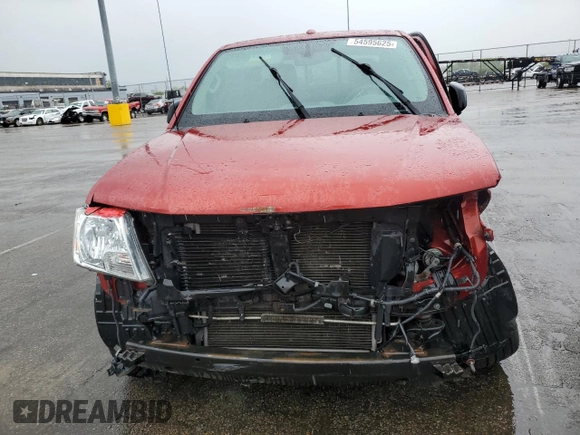 2015 Nissan Frontier SV with VIN 1N6AD0ER3FN717050, listed as a Copart auction lot 54595625 with 123,698 mi miles and Salvage title. Bid and sale history available at DreamBid. Image 5.