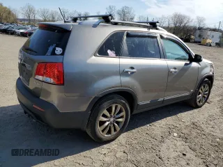 2011 Kia Sorento EX with VIN 5XYKUDA22BG044423, listed as a Copart auction lot 54135475 with 163,699 mi miles and Clean Title. Bid and sale history available at carsss.com. Image 3.