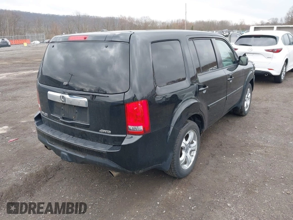 2012 Honda Pilot EX-L with VIN 5FNYF4H57CB068021, listed as a IAAI auction lot 41909996 with 253,542 mi miles and . Bid and sale history available at carsss.com. Image 4.