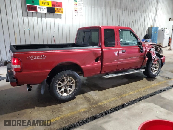 2010 Ford Ranger XLT with VIN 1FTLR4FE1APA70550, listed as a Copart auction lot 56716325 with 77,529 mi miles and Salvage title. Bid and sale history available at DreamBid. Image 3.