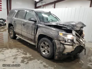 2018 Chevrolet Tahoe LS with VIN 1GNSKAEC7JR342545, listed as a Copart auction lot 44377685 with 108,172 mi miles and Salvage Title. Bid and sale history available at carsss.com. Image 4.