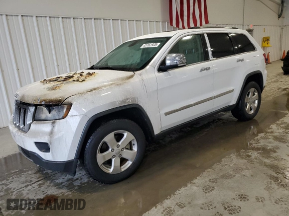 2013 Jeep Grand Cherokee Limited with VIN 1C4RJEBG1DC636555, listed as a Copart auction lot 45162925 with 0 mi miles and Salvage Title. Bid and sale history available at carsss.com. Image 1.