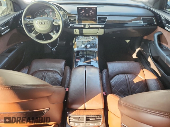 2014 Audi A8 3.0T with VIN WAURGAFD1EN002429, listed as a Copart auction lot 63762475 with 140,884 mi miles and Clean title. Bid and sale history available at DreamBid. Image 8.