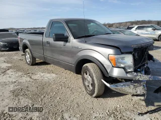 2009 Ford F-150 XL with VIN 1FTPF12V99KB90653, listed as a Copart auction lot 89313145 with 112,495 mi miles and Salvage Title. Bid and sale history available at carsss.com. Image 4.