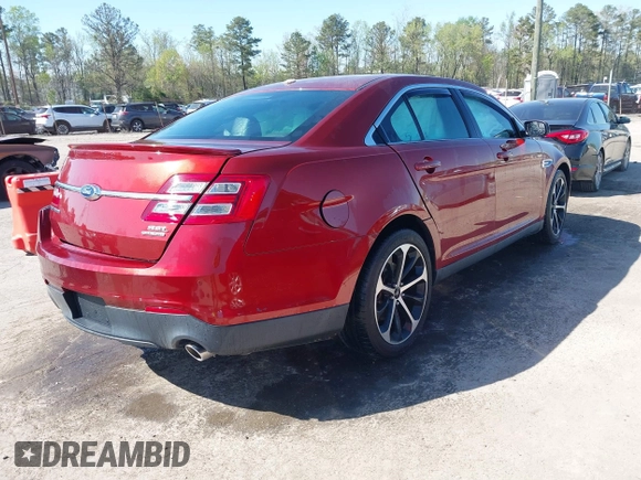 2014 Ford Taurus SEL with VIN 1FAHP2E81EG116790, listed as a IAAI auction lot 41995975 with 131,179 mi miles. Bid and sale history available at carsss.com. Image 4.
