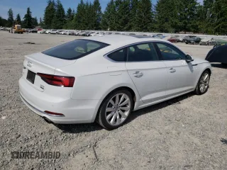 2018 Audi A5 Sportback Premium Plus with VIN WAUBNCF53JA049877, listed as a Copart auction lot 55331623 with 108,381 mi miles. Bid and sale history available at carsss.com. Image 3.