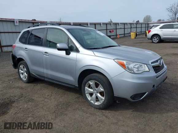 2014 Subaru Forester Premium with VIN JF2SJAEC8EH450679, listed as a IAAI auction lot 41432350 with 276,006 mi miles and . Bid and sale history available at DreamBid. Image 1.