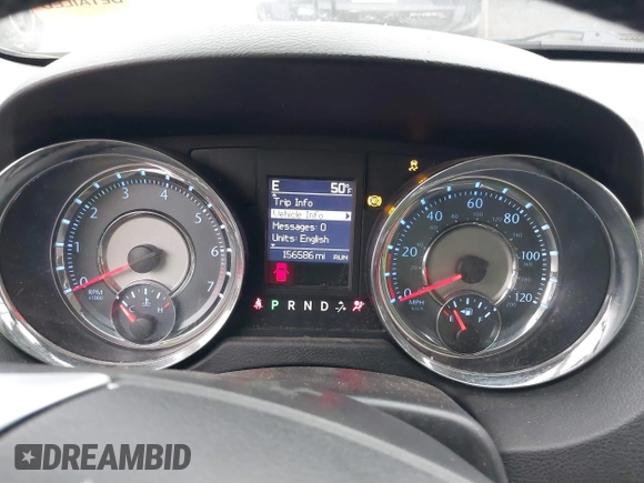 2012 Chrysler Town & Country Touring with VIN 2C4RC1BG8CR382559, listed as a IAAI auction lot 41532073 with 156,586 mi miles. Bid and sale history available at carsss.com. Image 7.
