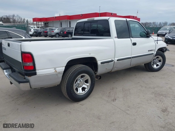 1998 Dodge Ram 1500 with VIN 3B7HC12Y4WM271488, listed as a IAAI auction lot 41505101 with 165,001 mi miles. Bid and sale history available at carsss.com. Image 4.