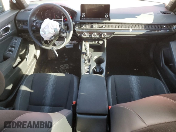 2025 Honda Civic Sport with VIN 2HGFE2F51SH510352, listed as a Copart auction lot 49004975 with 5,056 mi miles and Salvage title. Bid and sale history available at DreamBid. Image 8.