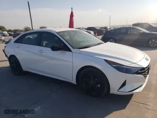 2021 Hyundai Elantra SEL with VIN 5NPLM4AGXMH038980, listed as a Copart auction lot 74114774 with 29,606 mi miles and Salvage Title. Bid and sale history available at carsss.com. Image 4.
