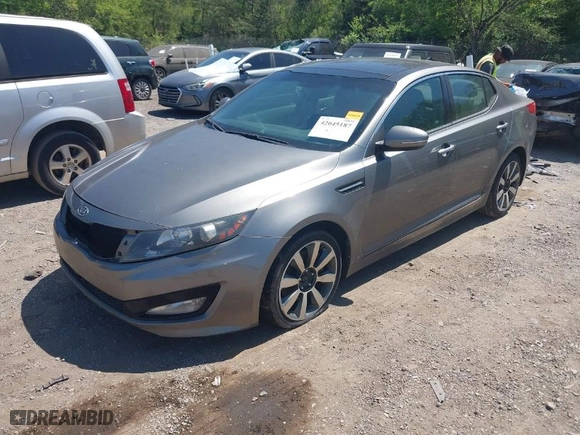 2012 Kia Optima SX with VIN 5XXGR4A64CG031334, listed as a IAAI auction lot 42045187 with 251,069 mi miles. Bid and sale history available at carsss.com. Image 2.