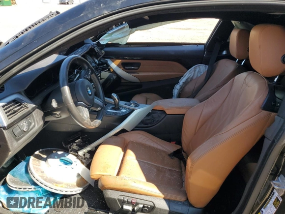 2018 BMW 4 Series 430i xDrive with VIN WBA4W5C53JAA49936, listed as a Copart auction lot 57306505 with Not provided miles and Salvage title. Bid and sale history available at DreamBid. Image 7.