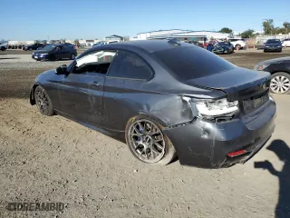 2017 BMW 2 Series M240i with VIN WBA2G1C30HV638986, listed as a Copart auction lot 79770604 with 0 mi miles and Salvage Title. Bid and sale history available at carsss.com. Image 2.