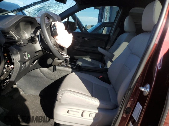 2021 Honda Passport Touring z VIN 5FNYF7H94MB008364, wystawiony jako Copart lot #45971775 z przebiegiem 23 583 mil mil oraz Szkoda całkowita • Salvage title. Historia ofert i sprzedaży dostępna na DreamBid. Obrazek 7.