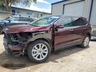 2021 Ford Edge Titanium with VIN 2FMPK4K95MBA56785, listed as a Copart auction lot 61609765 with 56,053 mi miles and Salvage title. Bid and sale history available at DreamBid. Image 1.