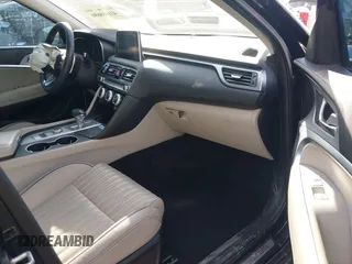 2021 Genesis G70 3.3T with VIN KMTG74LE8MU071424, listed as a IAAI auction lot 41646686 with 23,487 mi miles. Bid and sale history available at carsss.com. Image 5.