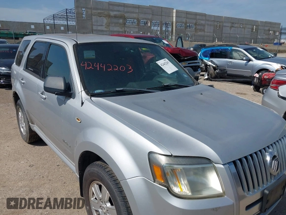 2008 Mercury Mariner with VIN 4M2CU81Z28KJ05193, listed as a IAAI auction lot 42442203 with 159,897 mi miles and . Bid and sale history available at DreamBid. Image 6.