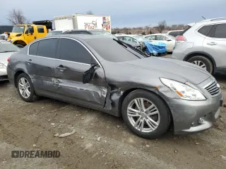 2015 Infiniti Q40 with VIN JN1CV6AR5FM524697, listed as a Copart auction lot 43938835 with 226,828 mi miles and Salvage Title. Bid and sale history available at carsss.com. Image 4.