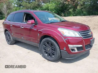 2015 Chevrolet Traverse LT with VIN 1GNKRGKD1FJ361464, listed as a IAAI auction lot 42492063 with 223,560 mi miles and . Bid and sale history available at DreamBid. Image 1.
