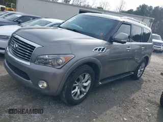 2012 Infiniti QX56 8-passenger with VIN JN8AZ2ND7C9716559, listed as a IAAI auction lot 41465078 with 184,373 mi miles and . Bid and sale history available at DreamBid. Image 2.