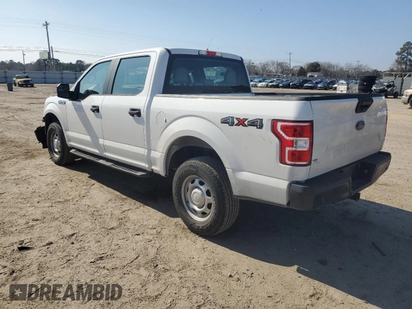 2019 Ford F-150 XL with VIN 1FTEW1E52KFC63864, listed as a Copart auction lot 43713355 with 32,177 mi miles and Salvage Title. Bid and sale history available at carsss.com. Image 2.
