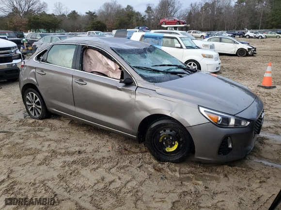 2020 Hyundai Elantra GT with VIN KMHH35LEXLU133744, listed as a Copart auction lot 41442055 with NaN miles and Salvage Title. Bid and sale history available at carsss.com. Image 4.