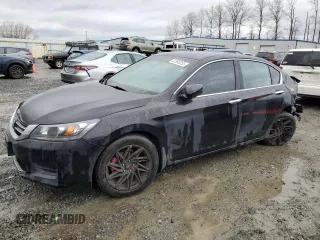 2014 Honda Accord Sedan LX with VIN 1HGCR2F3XEA197617, listed as a Copart auction lot 47895355 with 156,691 mi miles and Salvage Title. Bid and sale history available at carsss.com. Image 1.