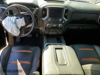 2021 GMC Sierra 2500HD AT4 with VIN 1GT49PEY6MF250229, listed as a Copart auction lot 89206225 with 77,462 mi miles and Salvage Title. Bid and sale history available at carsss.com. Image 8.