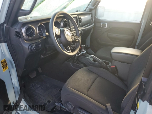 2023 Jeep Wrangler Sport with VIN 1C4HJXAG6PW560827, listed as a Copart auction lot 76583174 with Not provided miles and Salvage title. Bid and sale history available at DreamBid. Image 8.