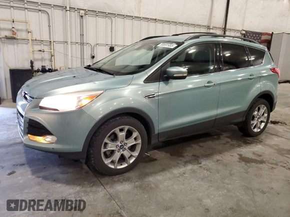 2013 Ford Escape SEL with VIN 1FMCU9H93DUA72099, listed as a Copart auction lot 58691955 with 30,449 mi miles and Salvage title. Bid and sale history available at DreamBid. Image 1.