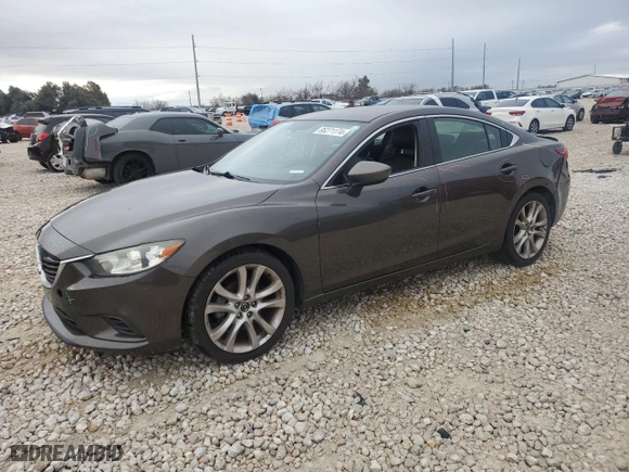 2016 Mazda Mazda6 i Touring with VIN JM1GJ1V50G1479840, listed as a Copart auction lot 85271174 with 0 mi miles and Clean Title. Bid and sale history available at carsss.com. Image 1.
