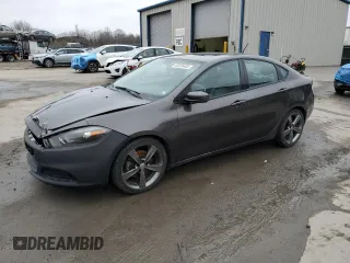 2014 Dodge Dart GT with VIN 1C3CDFEBXED906613, listed as a Copart auction lot 50326405 with 104,685 mi miles and Salvage Title. Bid and sale history available at carsss.com. Image 1.