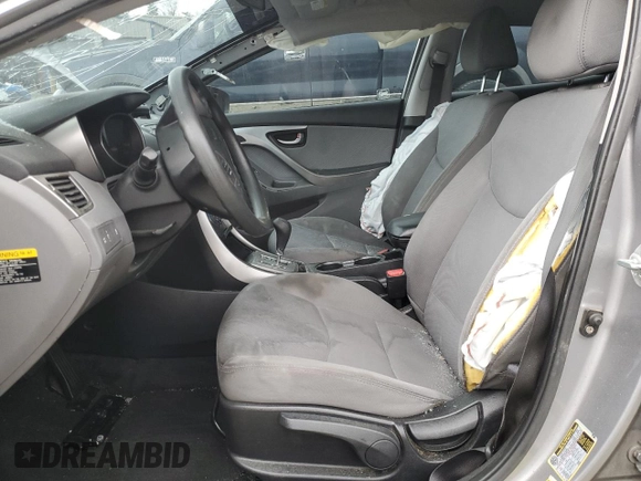 2013 Hyundai Elantra Limited with VIN KMHDH4AE3DU550699, listed as a Copart auction lot 51569925 with 257,212 mi miles and Salvage Title. Bid and sale history available at carsss.com. Image 7.