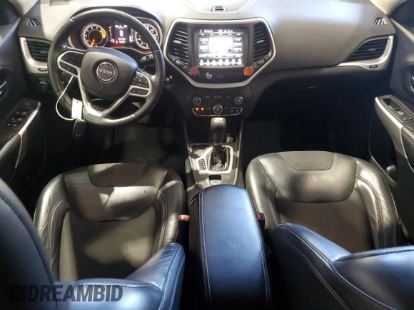 2018 Jeep Cherokee Latitude Plus with VIN 1C4PJLLX8JD510273, listed as a Copart auction lot 76242474 with 132,645 mi miles and Salvage Title. Bid and sale history available at carsss.com. Image 8.
