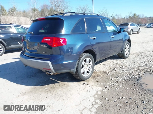 2009 Acura MDX with VIN 2HNYD282X9H507080, listed as a IAAI auction lot 41985443 with 179,268 mi miles. Bid and sale history available at carsss.com. Image 4.