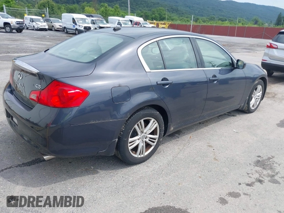 2011 Infiniti G25 with VIN JN1DV6AP1BM600039, listed as a IAAI auction lot 42689063 with 101,797 mi miles and . Bid and sale history available at DreamBid. Image 4.