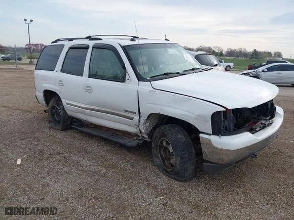 2005 GMC Yukon SLT with VIN 1GKEK13T55R115003, listed as a IAAI auction lot 41947738 with 1 mi miles. Bid and sale history available at carsss.com. Image 1.