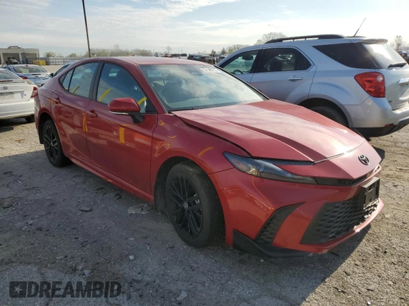 2025 Toyota Camry LE с VIN 4T1DBADK3SU015225, выставлен на аукционе Copart как лот 54146775 с пробегом 5 478 миль миль и Списание • Salvage title. История ставок и продаж доступна на DreamBid. Изображение 4.